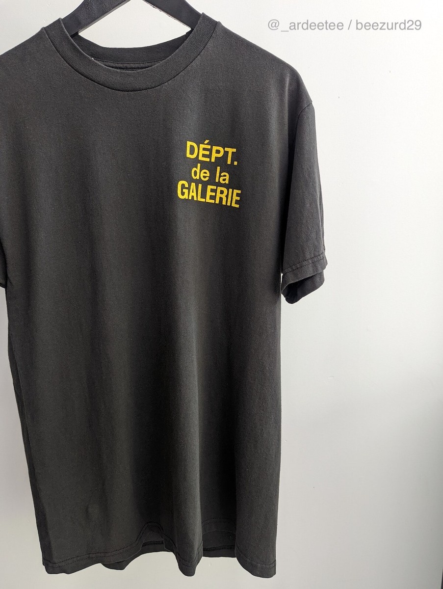 【ゲリラ値下げ中】Gallery dept French logo Tシャツ NEW* GALLERY DEPT. FRENCH LOGO T-SHIRT (BLACK/YELLOW, MEDIUM) | eBay