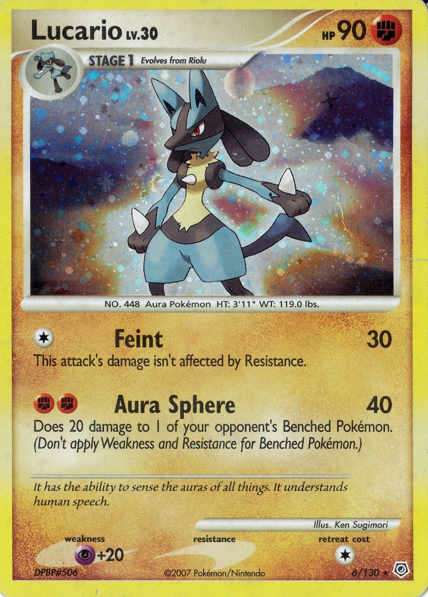 Lucario Lv.30 6/130 2007 Holo | eBay