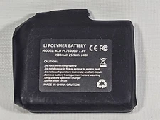 Li Polymer ion Battery KLD PL755060 Heated Gloves Ski Sock 7.4V 3500mAh 25.9Wh