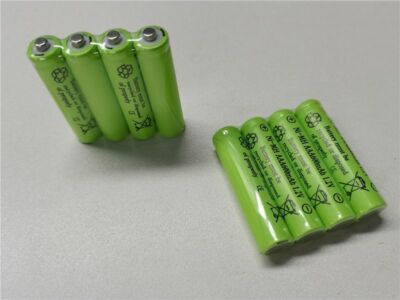 16 Stück AAA MICRO 1,2V 600mAh NiMh Solar Akku Ersatz Solarleuchte Solarlampe 16