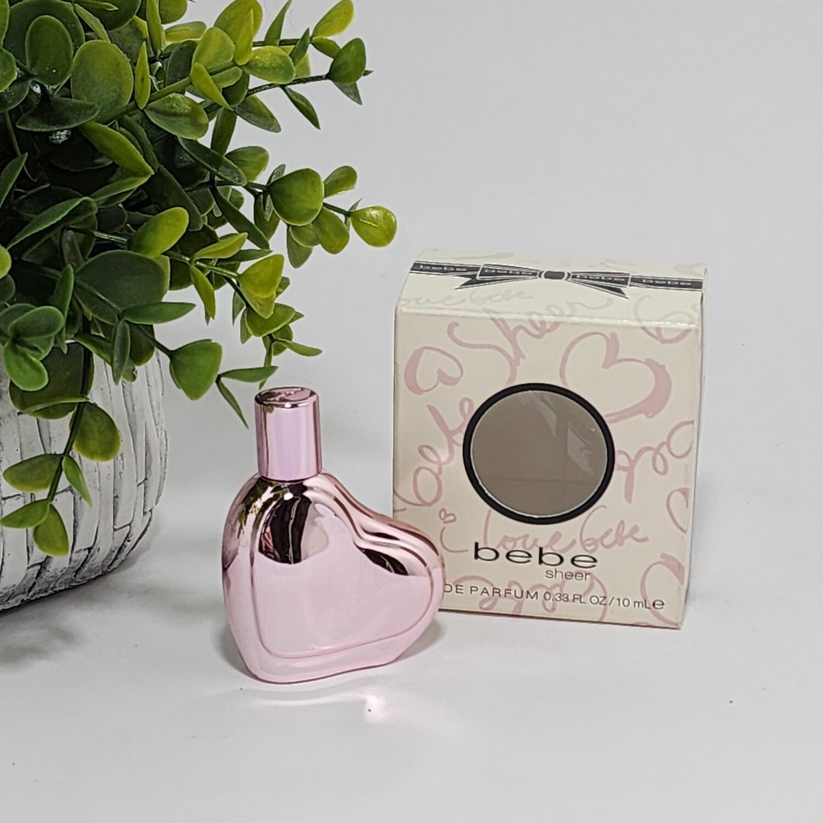 【廃盤・新品未使用】bebe sheer Eau de Parfum 100ml Bebe Sheer Eau De Parfum Splash Perfume for Women Mini Travel Size