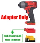 1 Adapter for DeWalt 20V MAX Battery To Power for Bauer 20V Type Cordless Tools