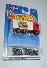 HOT WHEELS - 2000 H.E.B. 95TH ANNIVERSARY LIMITED EDITION HAULER & ROADSTER RAW