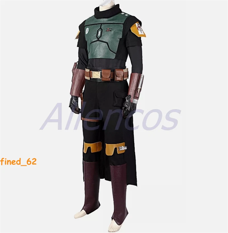 Mandalorian Boba Fett Cosplay Outfit for Men: Bullet Belt Included - Image 4 of 4