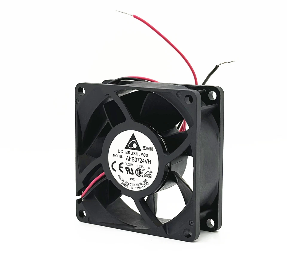 Delta AFB0724VH 7025 24V 0.33A 7CM inverter double ball cooling fan - Image 3 of 4
