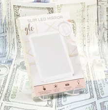 Glo Tech Slim Travel LED Mirror White 39345