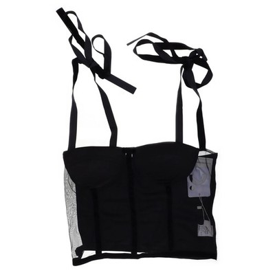 Commense, Bustier, Größe: L, Schwarz, Elasthan/Polyester, Einfarbig, Mesh #Crm