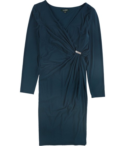 Ralph Lauren Womens Tranesha Midi Dress, Blue, 8