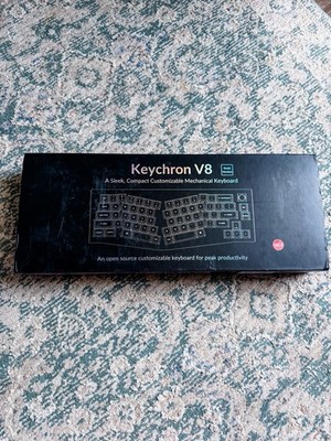 Keychron V8 V8-C3 65% Alice QMK RGB Hot-Swap Brown Switch Knob Keyboard