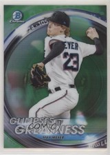 2020 Bowman Draft Glimpses of Greatness Green Refractor 44/99 Max Meyer 4l3