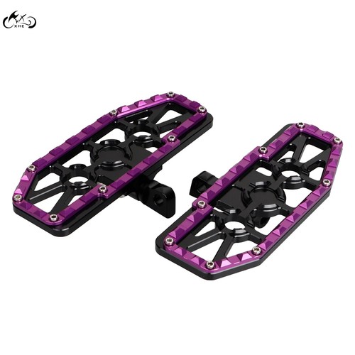 Motorcycle Rear Floorboards Footpegs Pedals For Harley Heritage Softail Touring - Picture 13 of 17