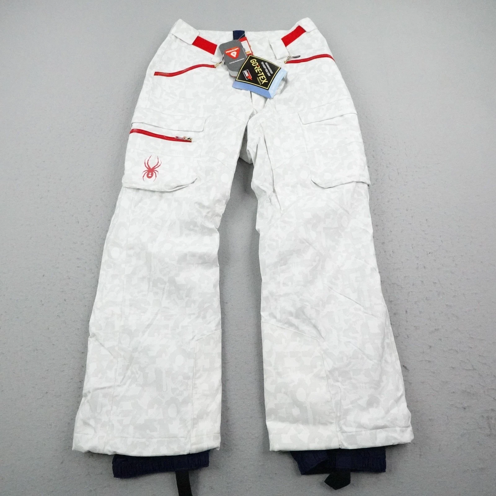 Spyder Pants Mens Small Gray Snow Camo USA Olympic Ski Team Haze Freestyle NEW