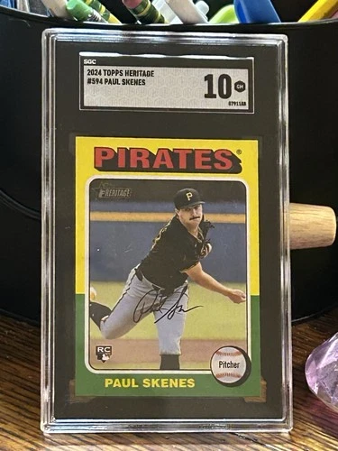 2024 Topps Heritage High Number - Paul Skenes #594 (RC) SGC 10