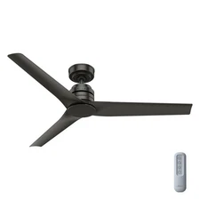 Hunter Fan 52 in Contemporary Noble Bronze Ceiling Fan with LED Light and Remote