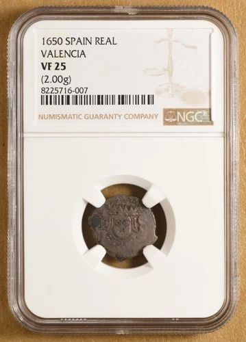 1650 Valencia Spain Real NGC VF25