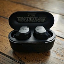 TOZO Wireless Bluetooth In-Ear Earbuds Double Black with Charging Case