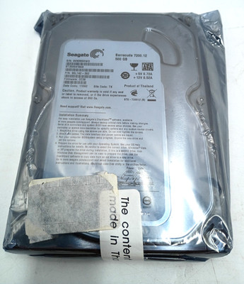 Seagate Barracuda 7200.12 500 GB, Internal, 7200 RPM, 3.5'' (ST3500418AS) HDD