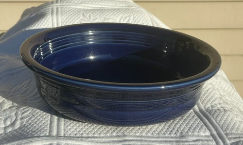 Fiesta Fiestaware Homer Laughlin Ex LG 10 1/2"  Serving Bowl 64oz Cobalt Retired