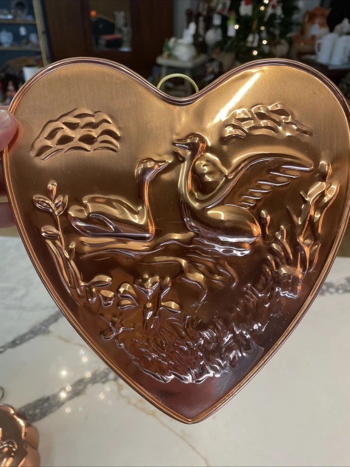 Moldes de pared para hornear de color estaño cobre cerezos y patos Foto 4 de 4