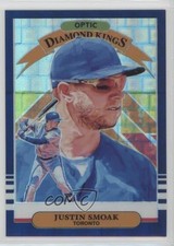 2019 Donruss Optic Diamond Kings Blue Pandora Prizm 65/99 Justin Smoak #4 e5r