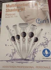 5-In-1 Bikini Trimmer for Women, IPX7 Waterproof Electric Body Hair Remover NEW