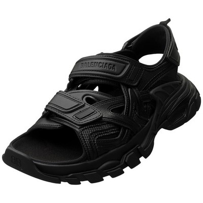 Balenciaga Damen Walking Sandalen STRAP Schwarz