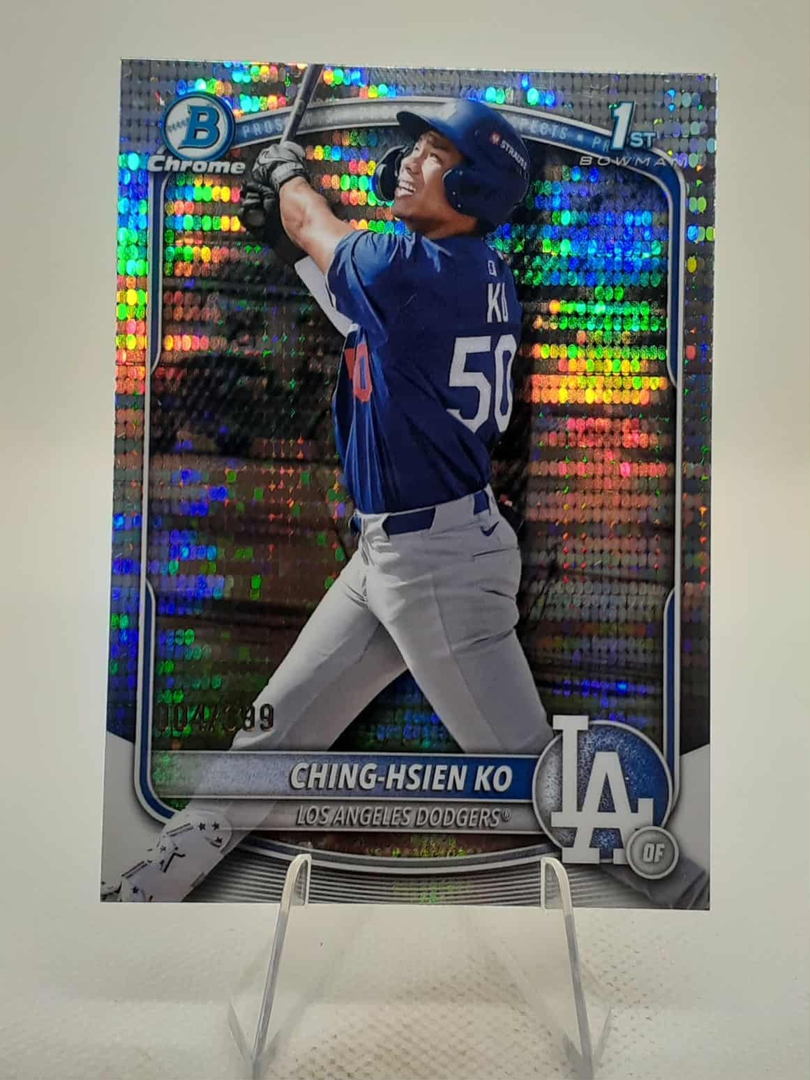 2025 Bowman Chrome 1st #BCP-224 Ching-Hsien Ko Silver Pulsar /399