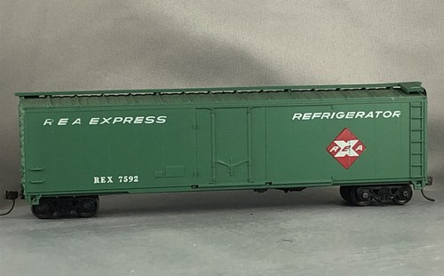 Roundhouse - REA Express - Coche de caja P/D 50' + Peso # 7592 con Kadees | Zustand: Used