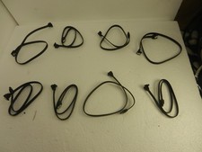8X LOT - Black SATA INTERNAL PC HARD DRIVE CABLES MOTHERBOARD -TO- SSD DRIVES