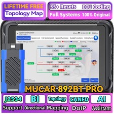 MUCAR 892BTPro J2534 Pass Thru 35 Resets Topo...
