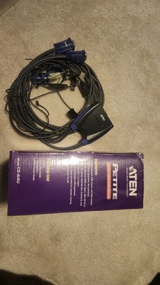 ATEN CS64U KVM (Keyboard Video Mouse) 4-Port USB VGA/Audio