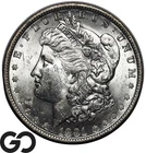 1891 Morgan Silver Dollar Coin, Lustrous Gem BU++