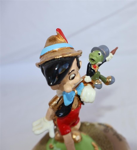 Disney Ron Lee Pinocchio and Jiminy Cricket 1990 1052/2750 Signed - Picture 5 of 11