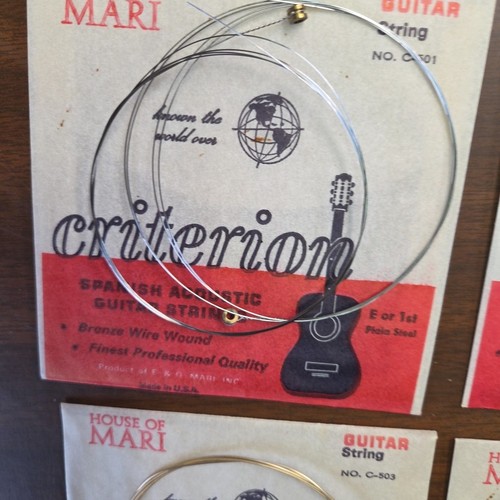 Criterion Spainish Acoustic Guitar 8 Strings House Of Mari Bronze C500 10-50 NOS - Afbeelding 14 van 16