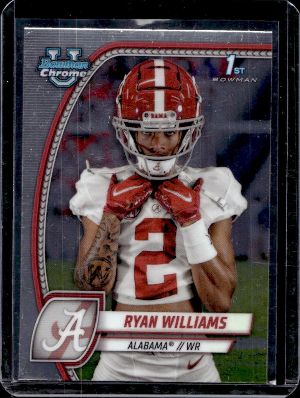 2024 Bowman Chrome U Ryan Williams 1st #53 Crimson Tide