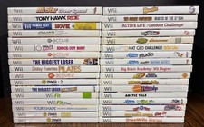 Nintendo Wii Game Lot Bundle Of 34 - No Duplicates - Various Genres