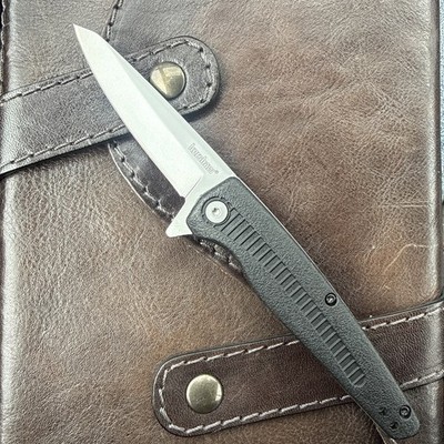 1310WM Kershaw HOTWIRE Folding Pocket Knife Linerlock Assisted Opener Black Hand