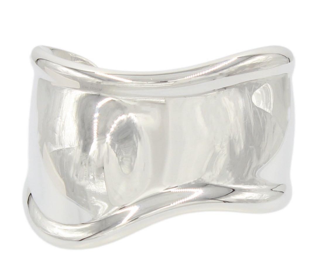 Vintage Tiffany & Co SV925 Silver Bone Cuff Bracelet
