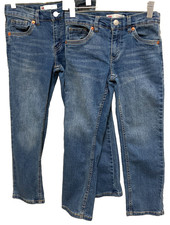 LOT of 2 Levi's 511 Slim Fit Blue Stretch Denim Jeans Size 7