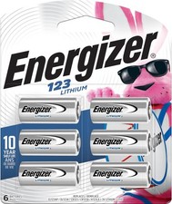 Powerful 6-Count 123 Lithium Batteries - Superb 3V Performance for All Devices