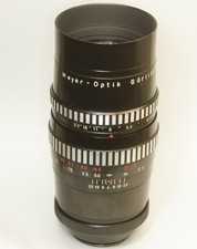 German Meyer-Optik Gorlitz Orestegor 4/200 M42 9NB-080 Q1 Zebra 15-blade