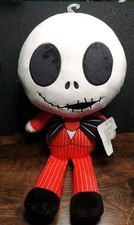 Disney Baby Nightmare Before Christmas Jack Skellington Red Suit Plush Doll 2024