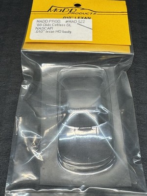 MADD Products -  88 Olds Cutlas NASCAR/Trans-Am #522 HO Lexan Body - NEW
