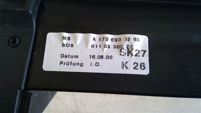 Mercedes Benz SLK 320 2001 01 cubierta Tonneau 170600265 91372 Foto 3 de 4