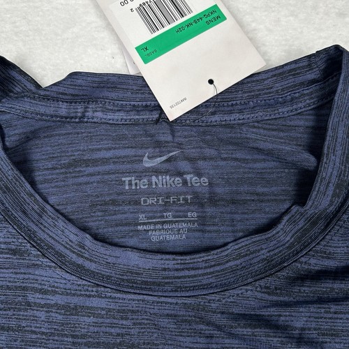 NWT The Nike Tee Men’s XL New York Yankees Dri-Fit T-Shirt Blue MLB Baseball - Picture 4 of 11