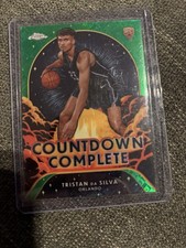 2024-25 Topps Chrome Tristan Da Silva Green Countdown Complete RC Magic