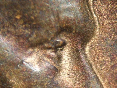 HIGH GRADE MINT ERROR 1942-P  LINCOLN WHEAT CENT DDO#10  AU/RB