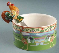 Certified International Barnyard Dip Bowl & Spreader 6727392