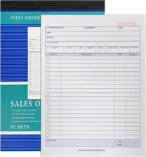 ZUFECY Carbonless 2-Part Receipt Book, Money and Rent Book,... 