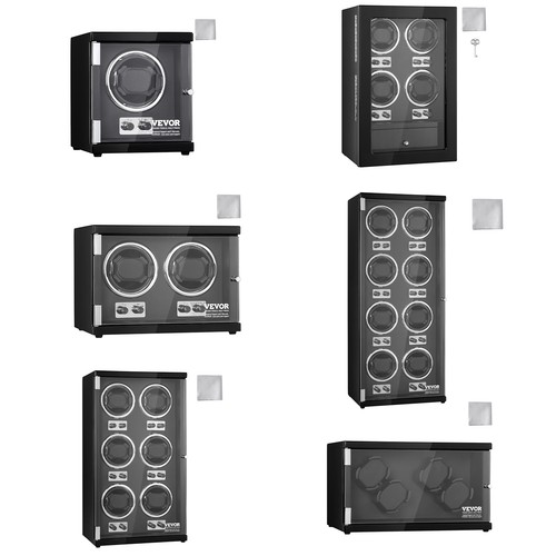 VEVOR Watch Winder Single/4/Dual/8/6 Automatic Watch with 4/2/8/6 Mabuchi Motor